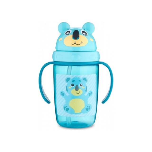 CANPOL BABY CUP WITH STRAW 9M + HELLO LITTLE BEAR - 400ML